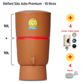 Filtro Premium - 10 litros - 4 velas + 4 velas Tripla Ação